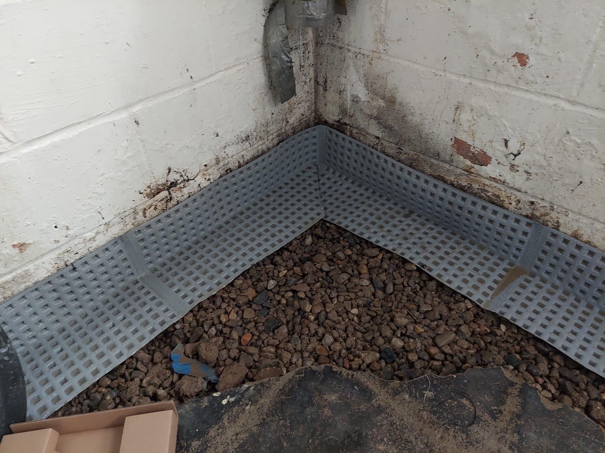 interior basement waterproofing french drain