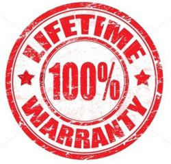 100% Lifetime Warranty