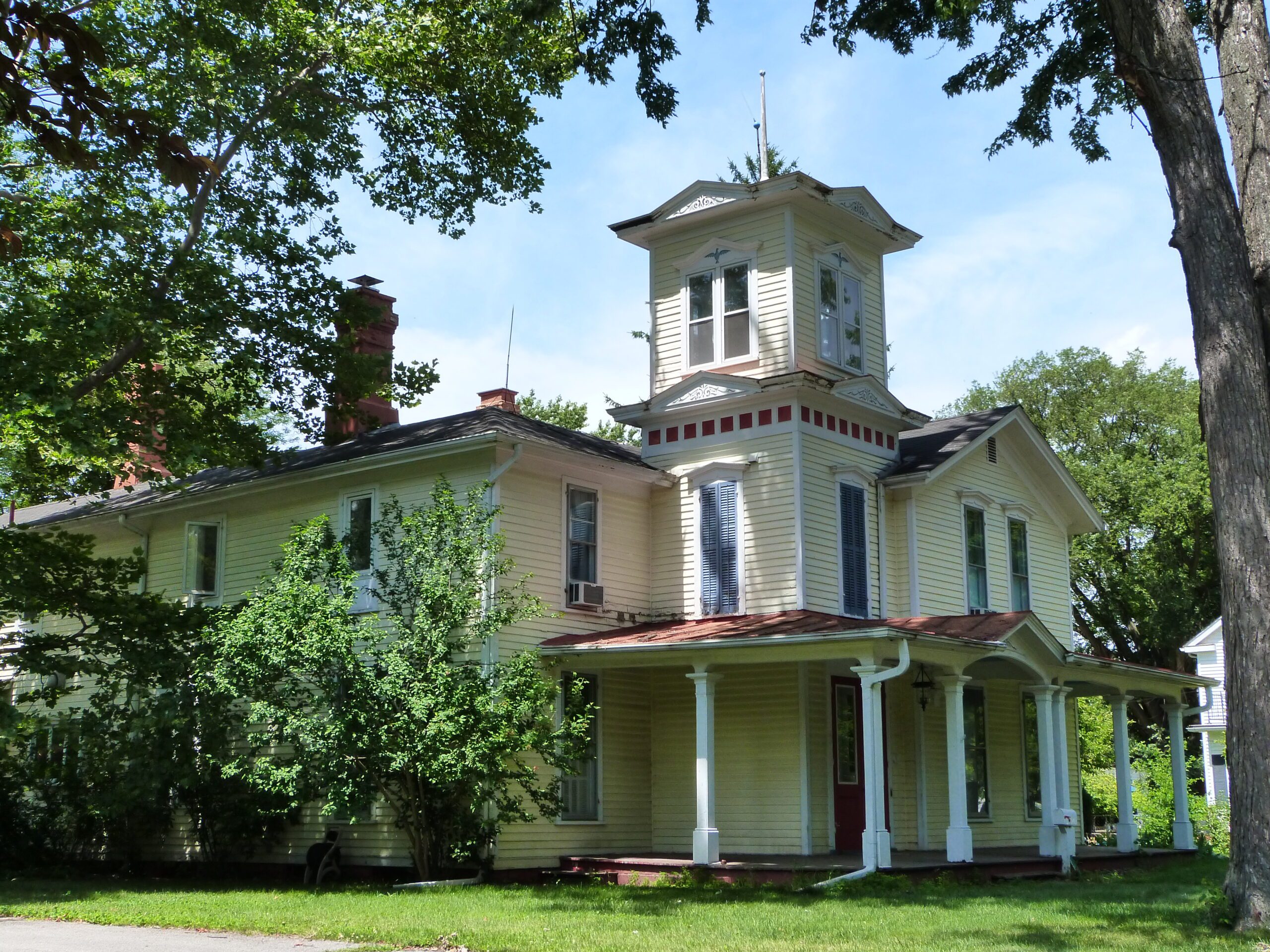 The historic Wright House in Saginaw, MI