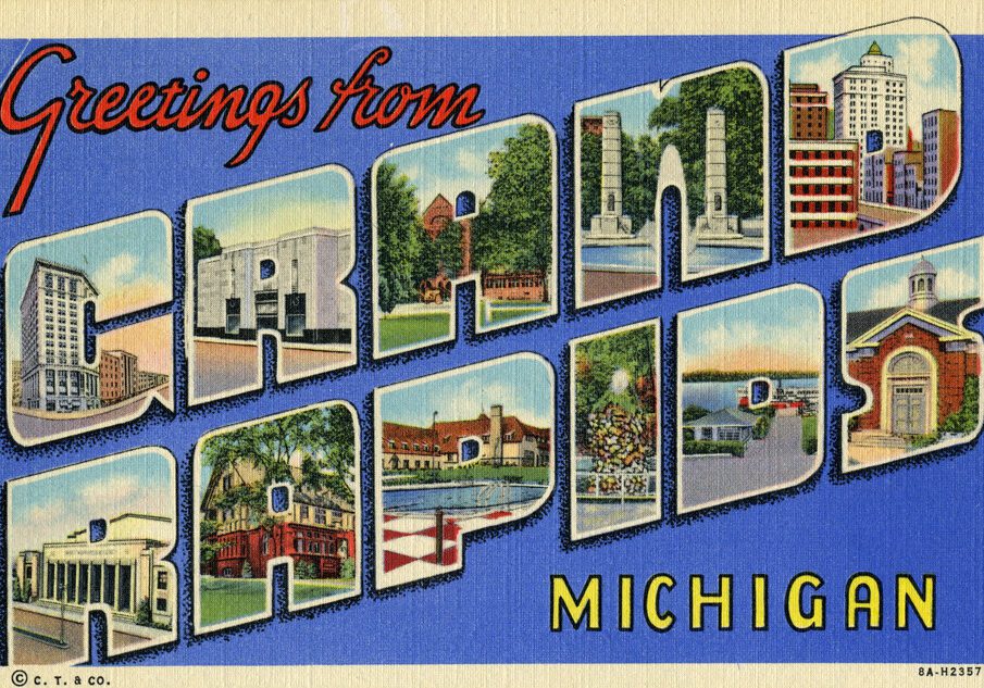 Grand Rapids, MI Postcard